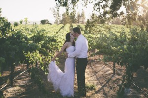 wedding at vineyard